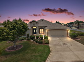 Twilight Front Elevation