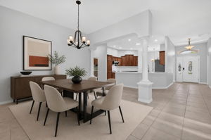 Dining Room-Virtually Staged