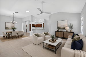 Living Dining-Virtually Staged