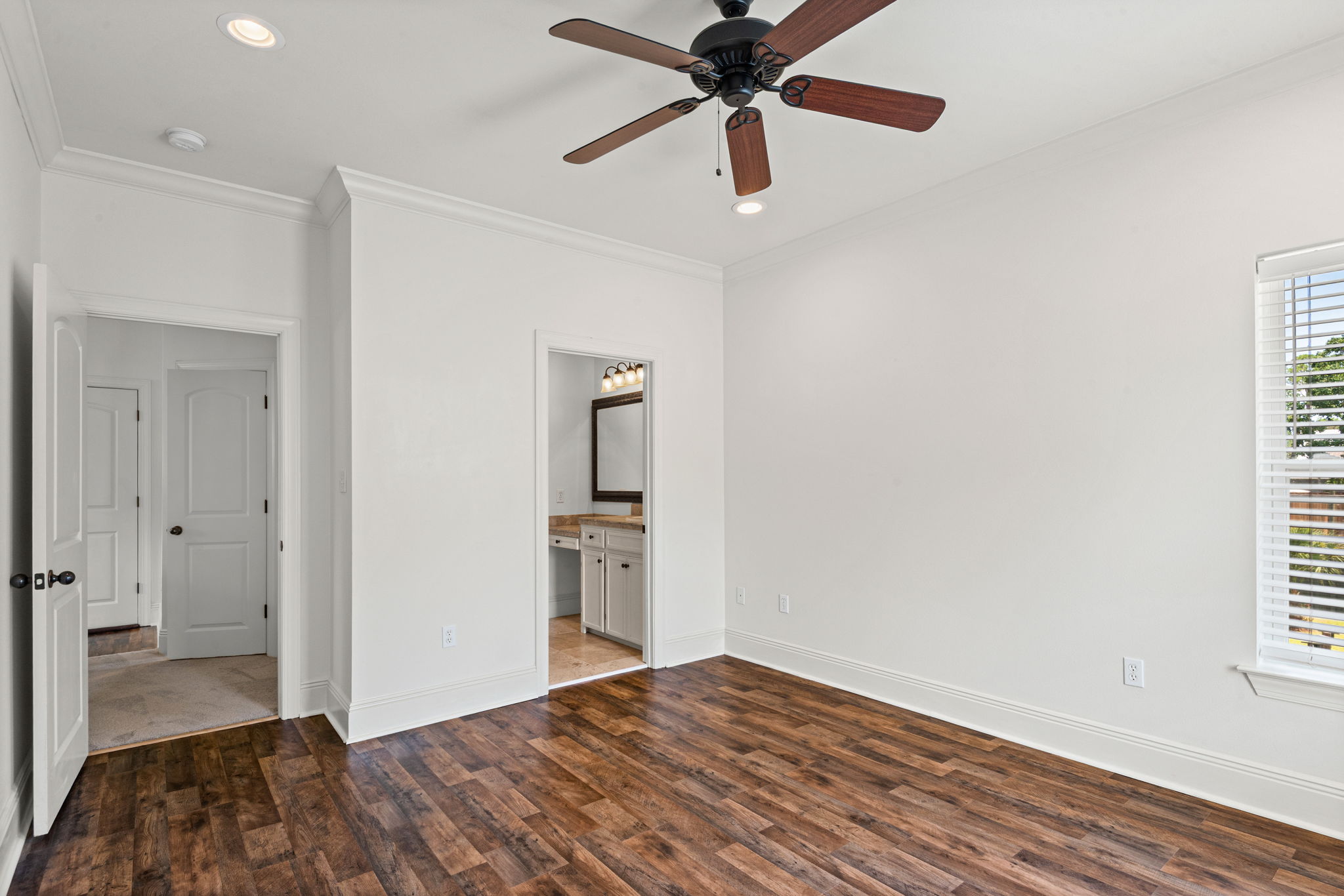 Third bedroom with bath adjacent.