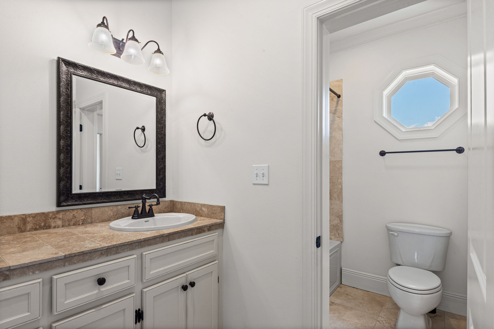 Second floor bath alternate view.