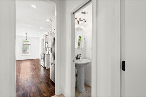 Kitchen to Lavatory view.