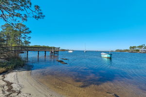 Toward the Choctawhatchee Bay.