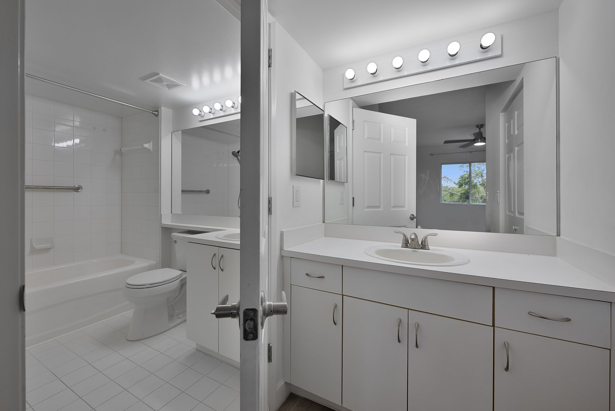 Vanity to Bathroom