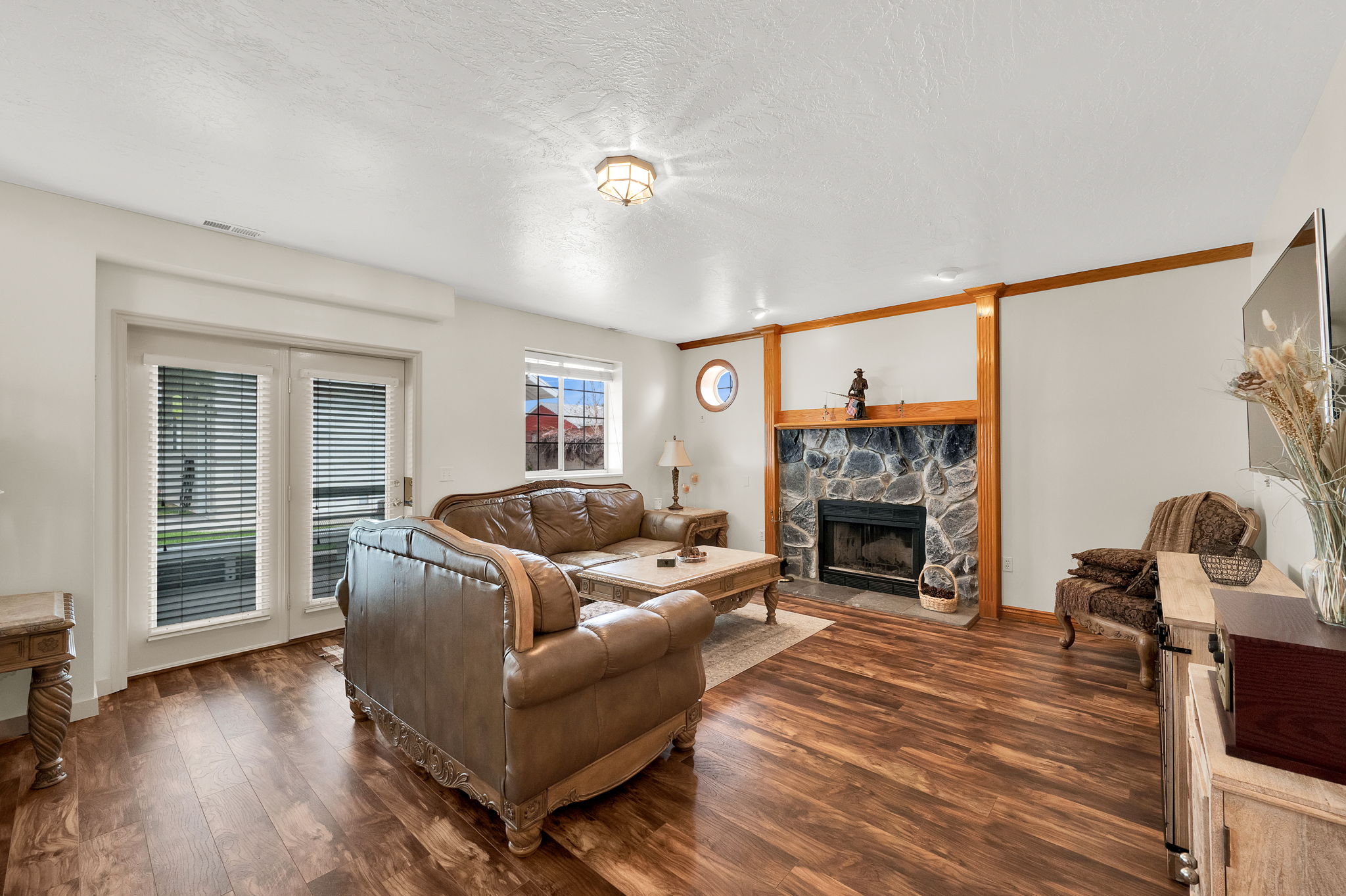 Family Room/Back Yard French Doors