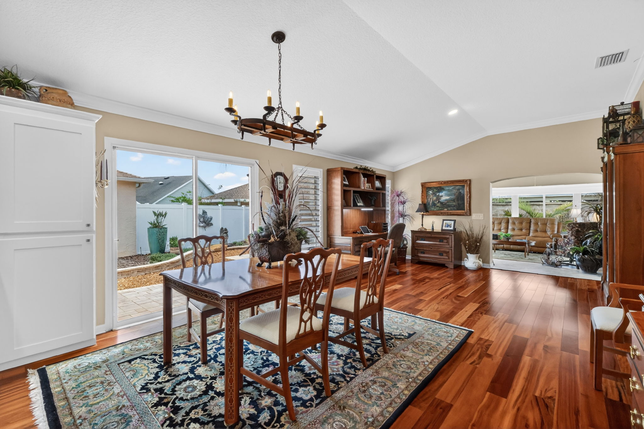 Dining and Living Rooms