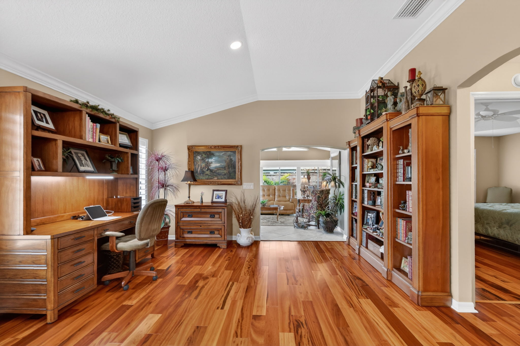 Living Room (Currently being used as a study)