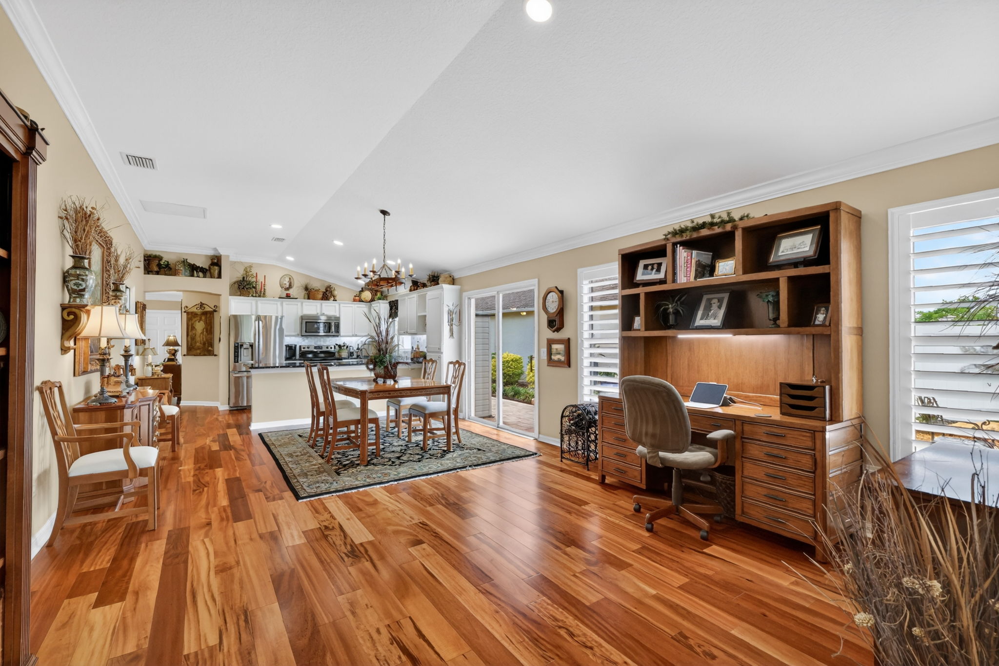 Living, Dining, and Kitchen