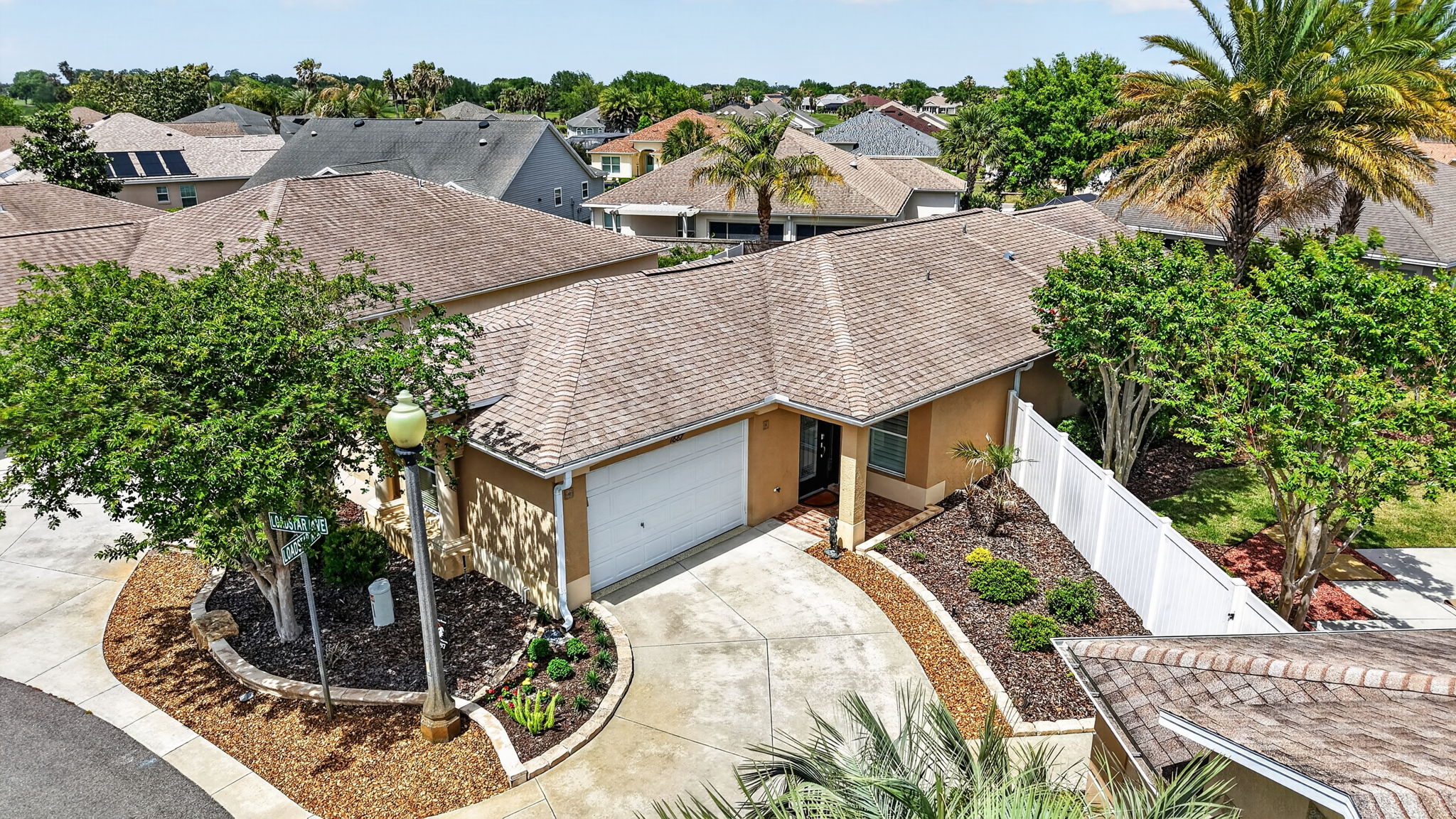 Aerial Front and Side Elevation