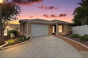 Twilight Front Elevation