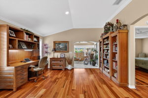 Living Room (Currently being used as a study)