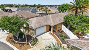 Aerial Front and Side Elevation