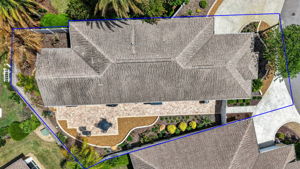 Aerial with Property Lines