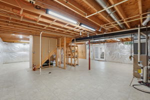 Unfinished Walk-out Lower Level
