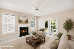 Family Room with access to Rear Patio