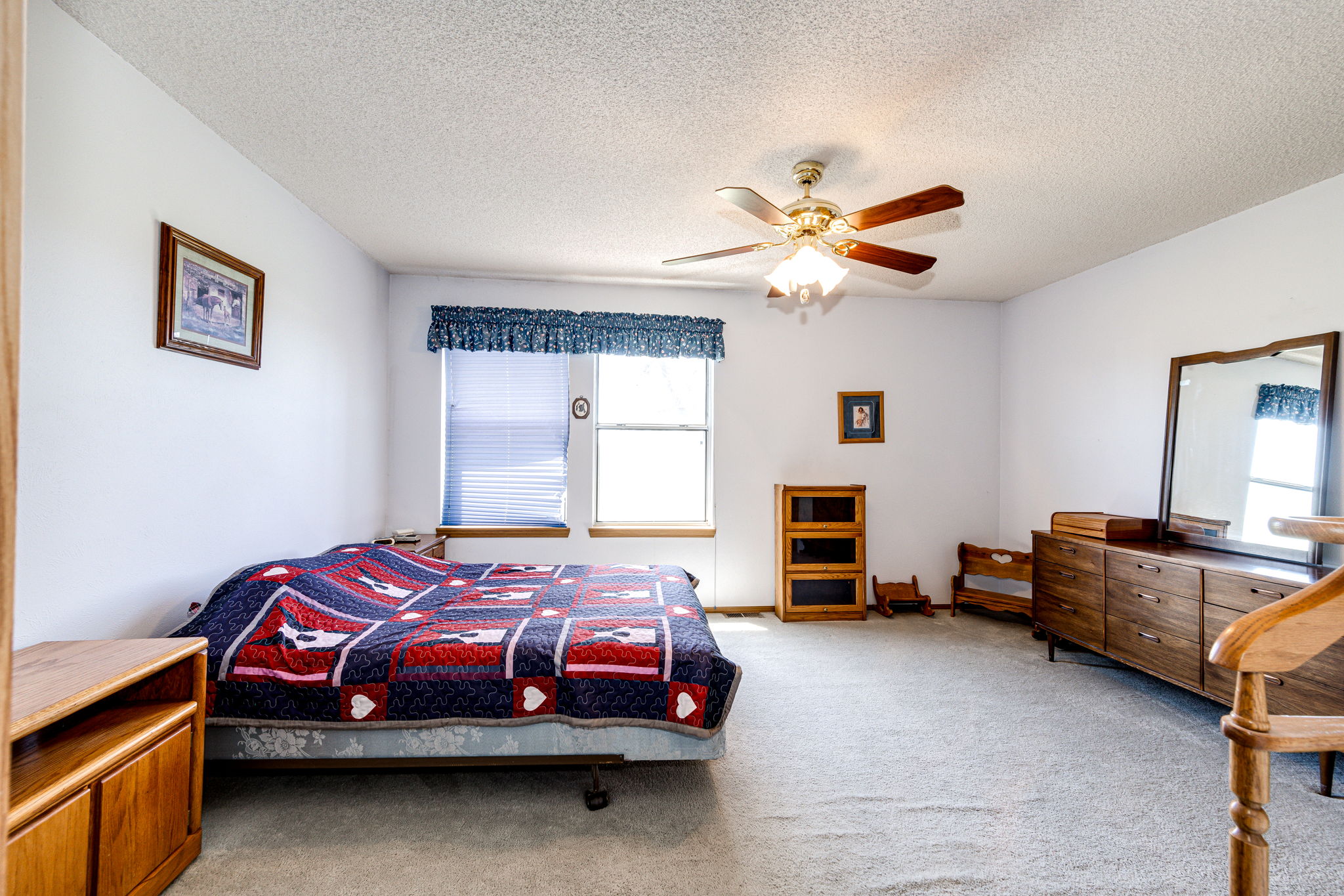 Large Primary Bedroom w Open Space Views