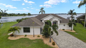 Aerial Front Exterior