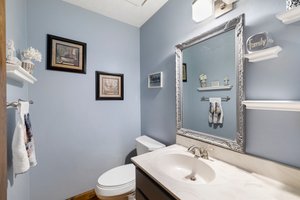 Half bath on the main level!