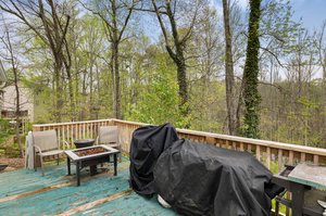 Back deck is perfect for grilling out!