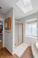Separate shower and more skylights!