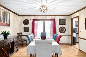 Spacious separate dining room!