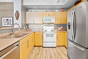 Lots of countertop & storage space