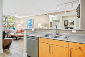 Open kitchen & hurricane impact windows