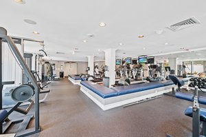 Fitness Center is spacious, with tons of natural sunlight  and is kept super clean