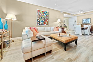 Updated flooring, baseboards & crown molding