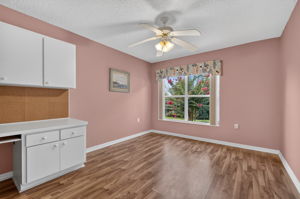 Third Bedroom with Built-In Desk