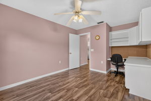Third Bedroom with Built-In Desk
