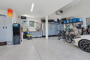 Finished & Heated Garage