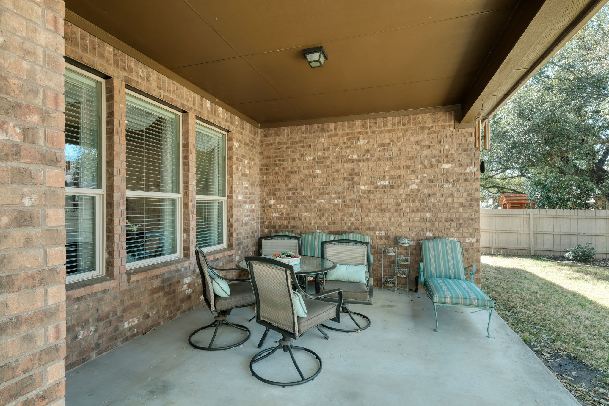 Covered Back Patio