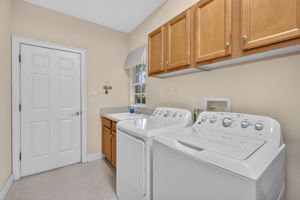LAUNDRY ROOM DOOR TO 3 CAR GARAGE