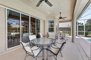 COVERED LANAI - SLIDING DOORS INTO LIVING ROOM