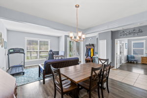 Dining Room/Living Room Combo/Foyer with View to Primary Suite
