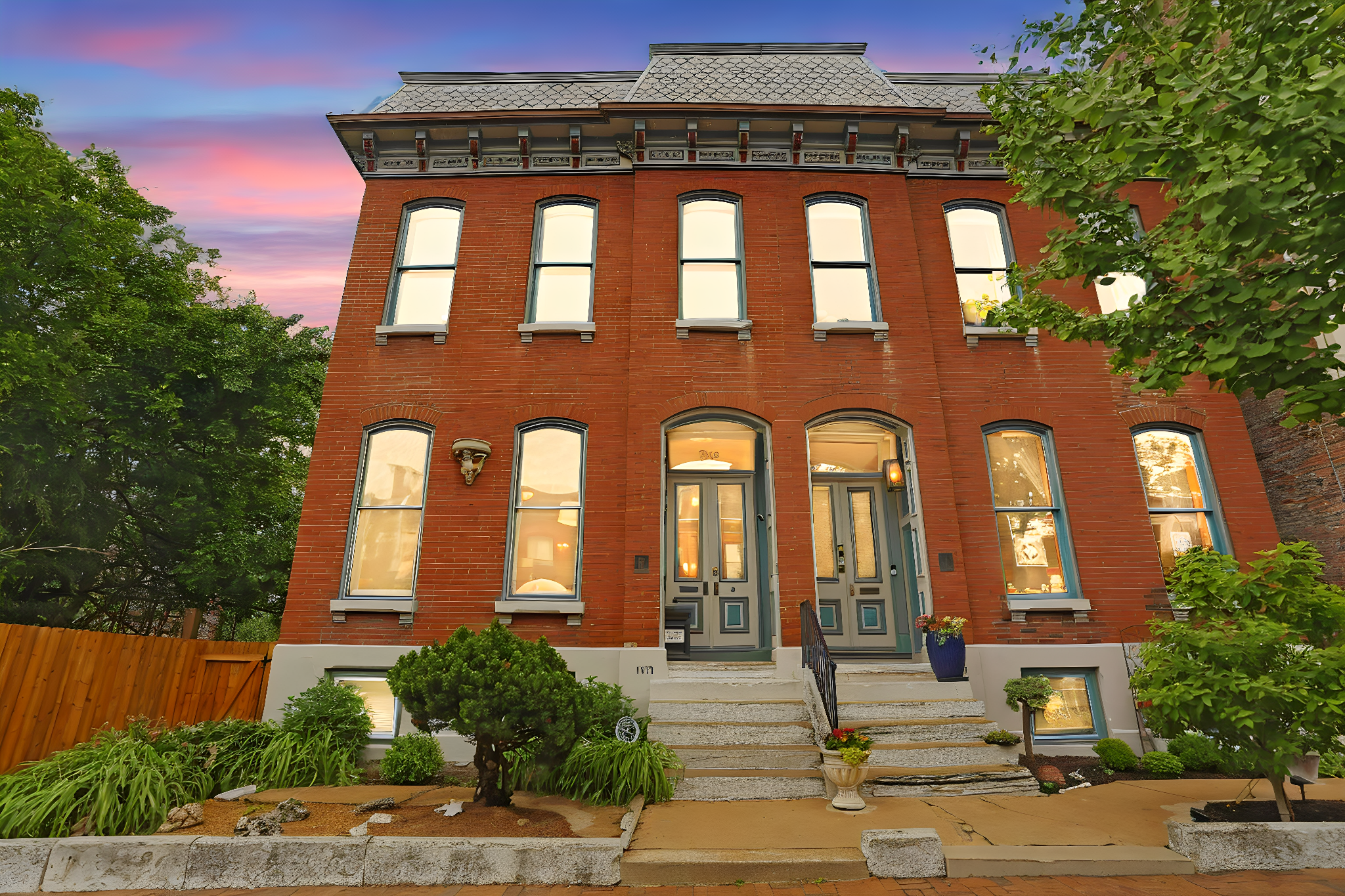 Front Dusk View