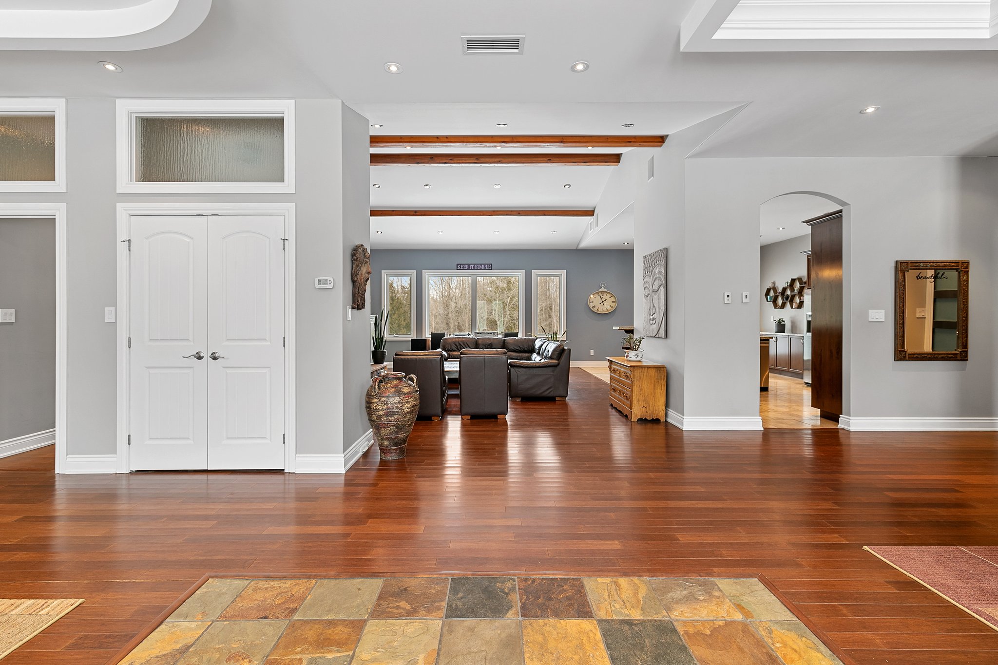 Rich Hardwood Flooring