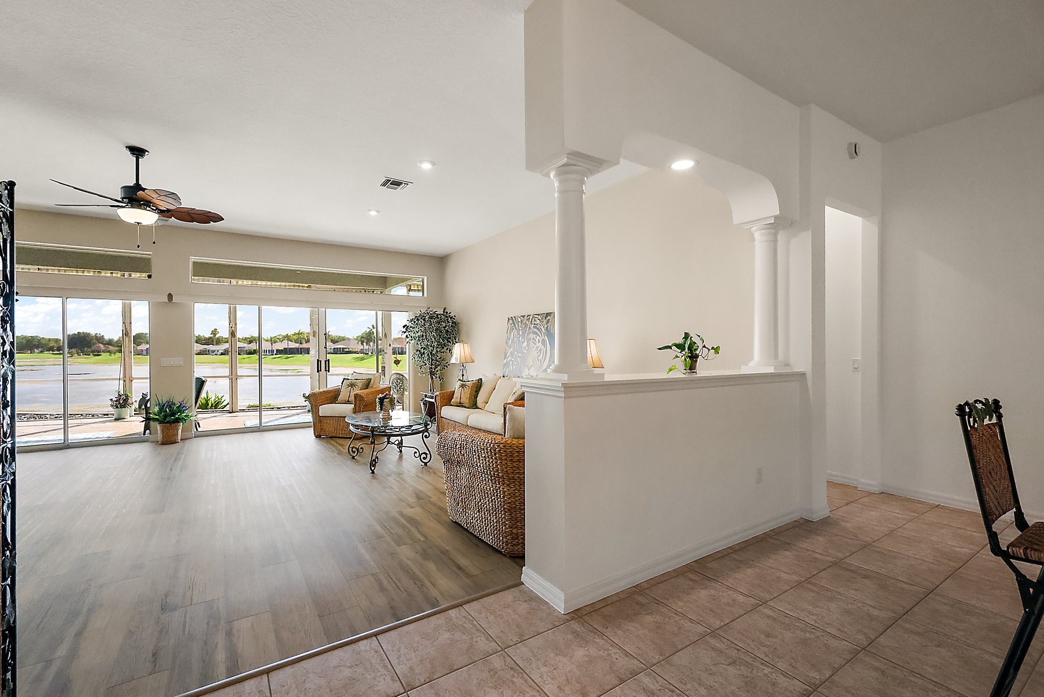 Great Room with Water View