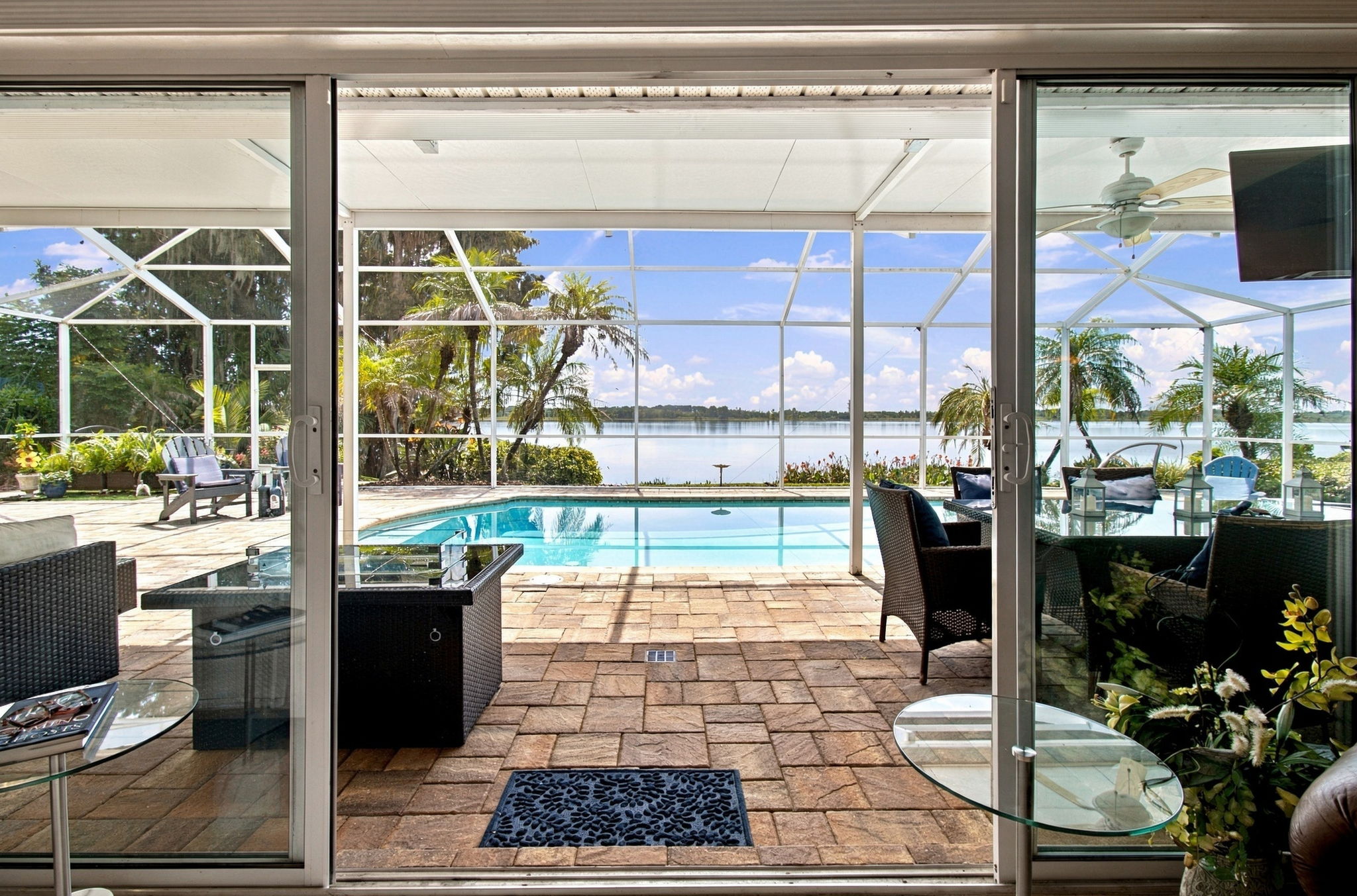 Covered Lanai/Pool/Lake