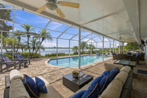 Screen Enclosed Pool & Covered Lanai