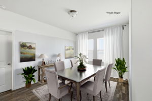 Dining Room Virtually Staged
