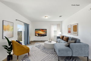 Living Room Virtually Staged