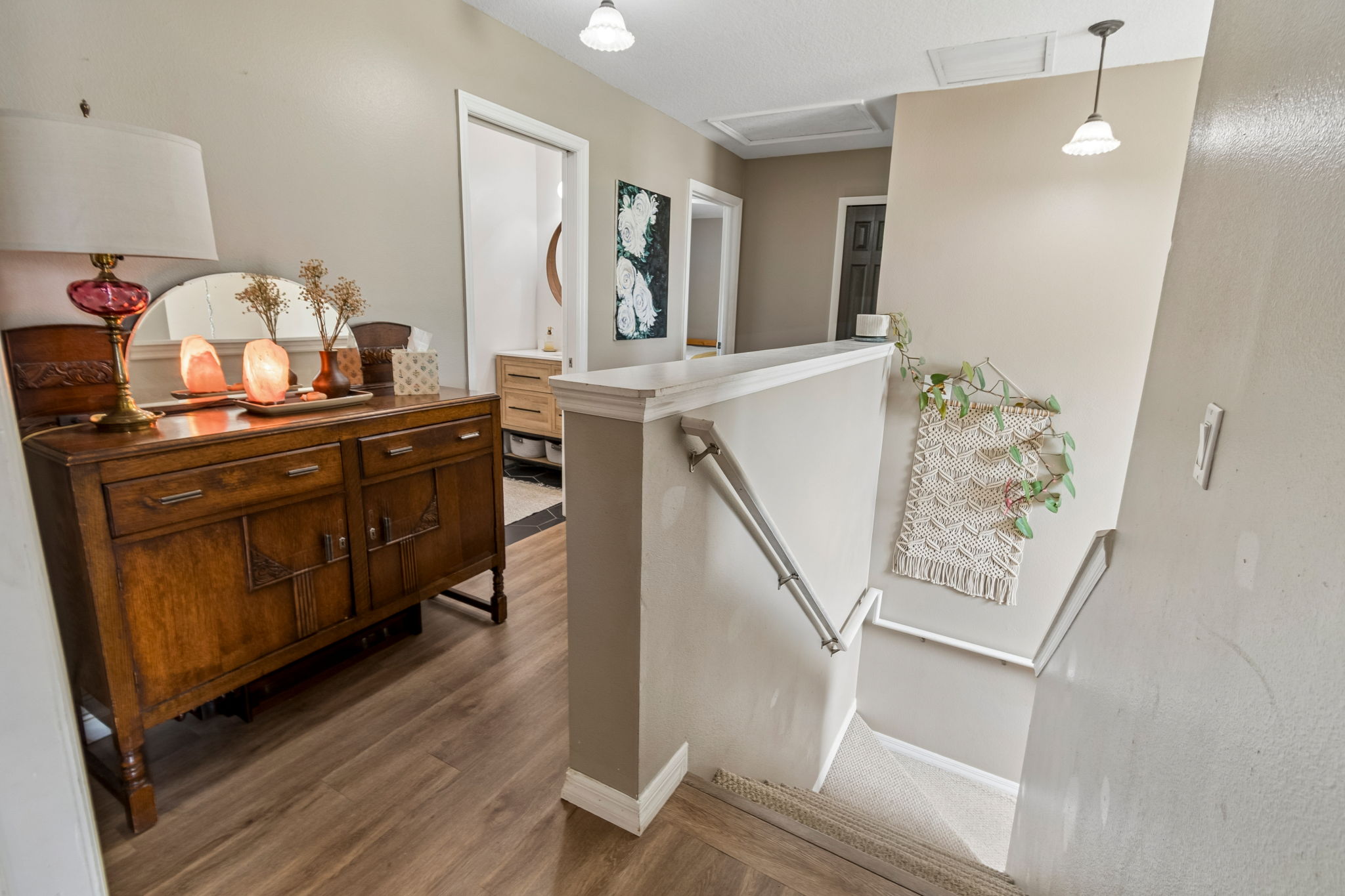 Upstairs