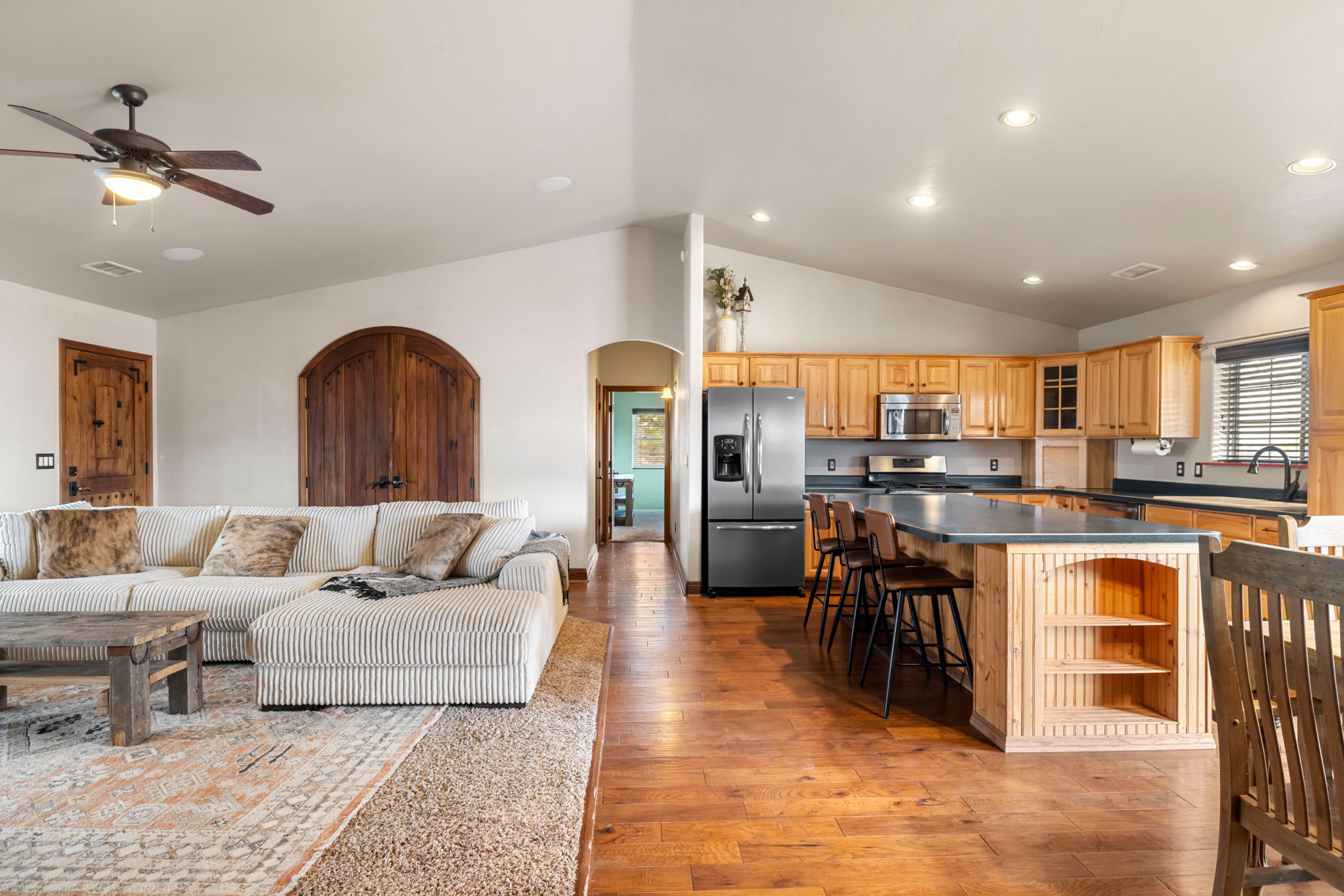 Living Room to Kitchen