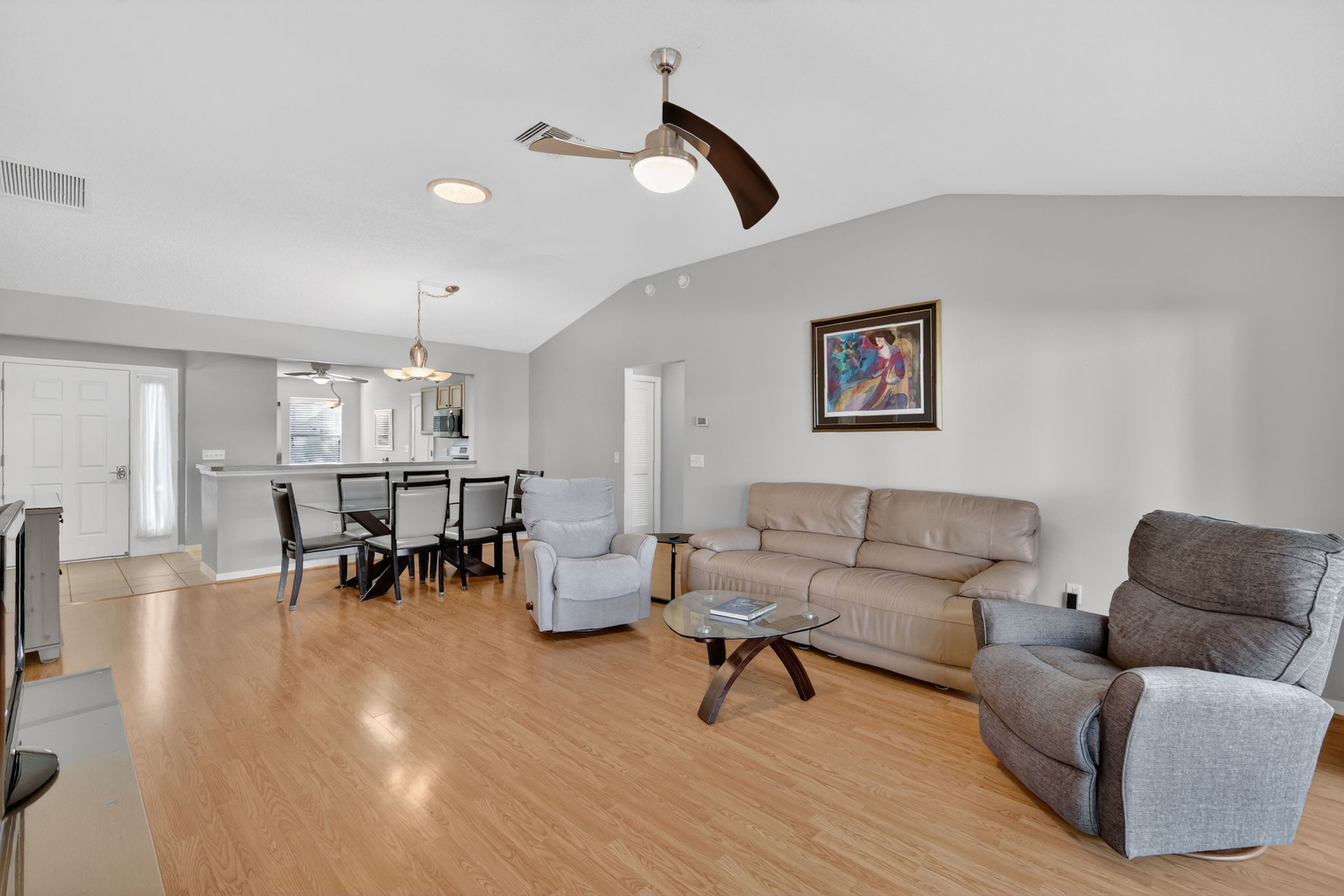 Dining and Living Rooms