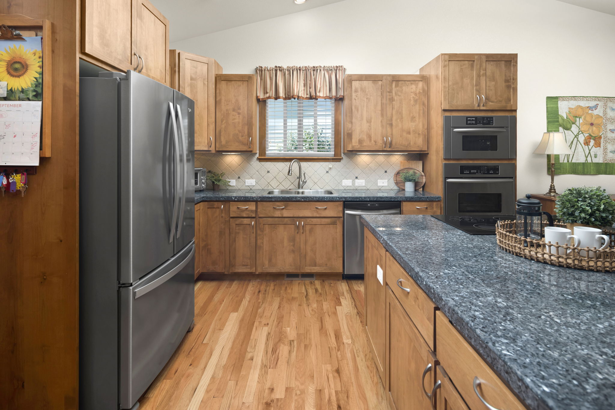 Beautiful Granite Counters and Lots of Cabinet Space