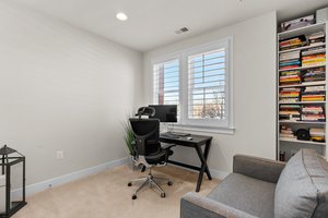 Spacious upper level bedroom/office