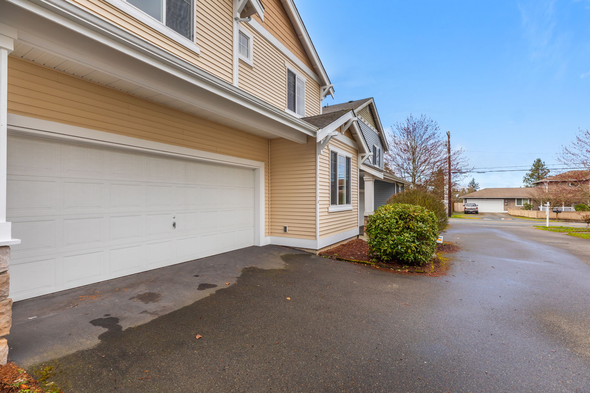 View facing entrance to Homes