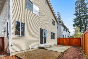 Fenced Backyard and Patio